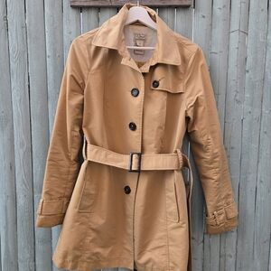 L.L. Bean Women's Tan Trench Coat